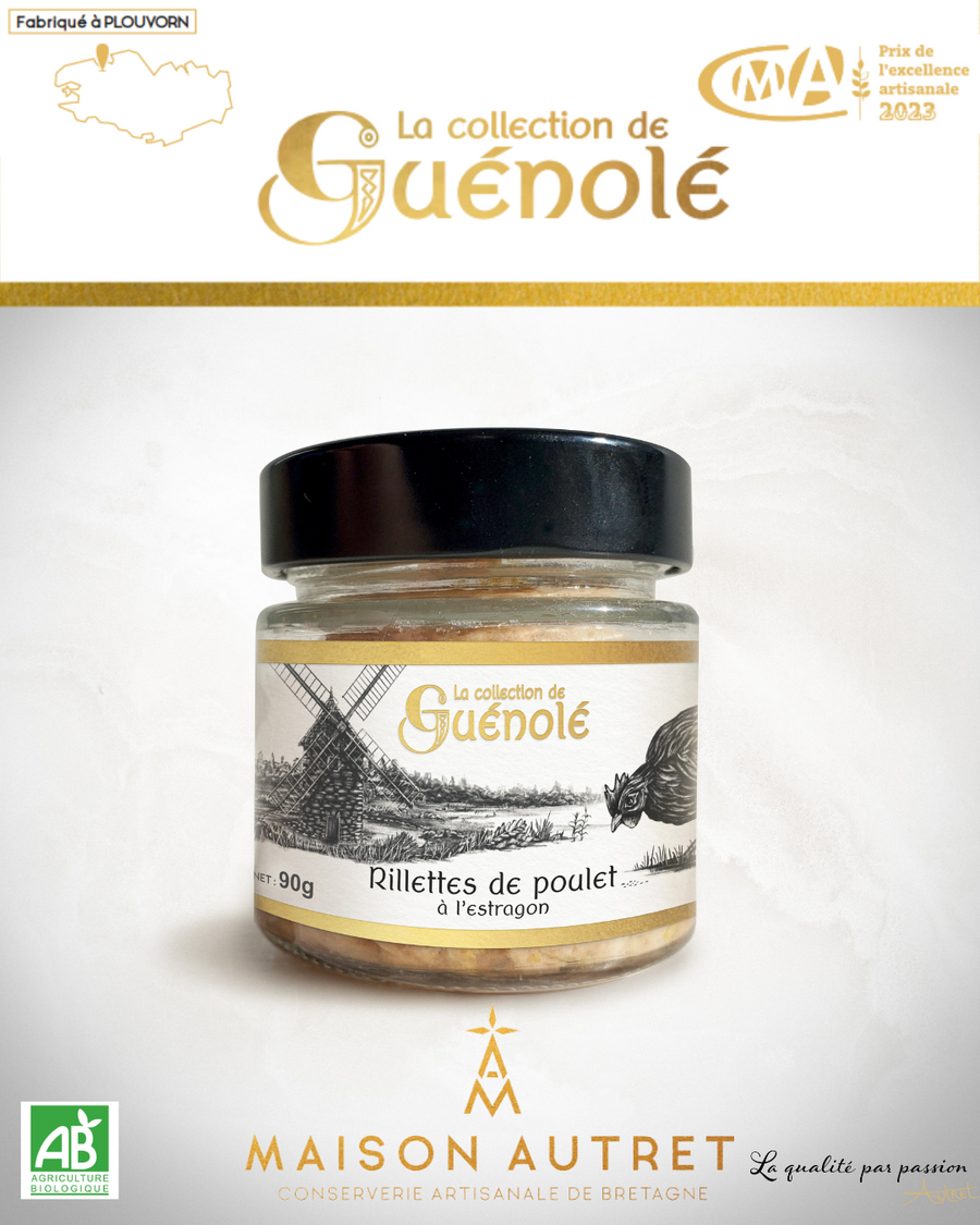 Maison Autret La Collection de Guénolé Rillettes de Poule à l'estragon 