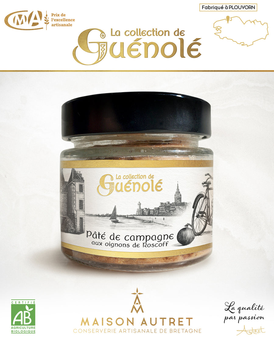 Maison Autret La Collection de Guénolé pâté de campagnes à l'Oignon de Roscoff