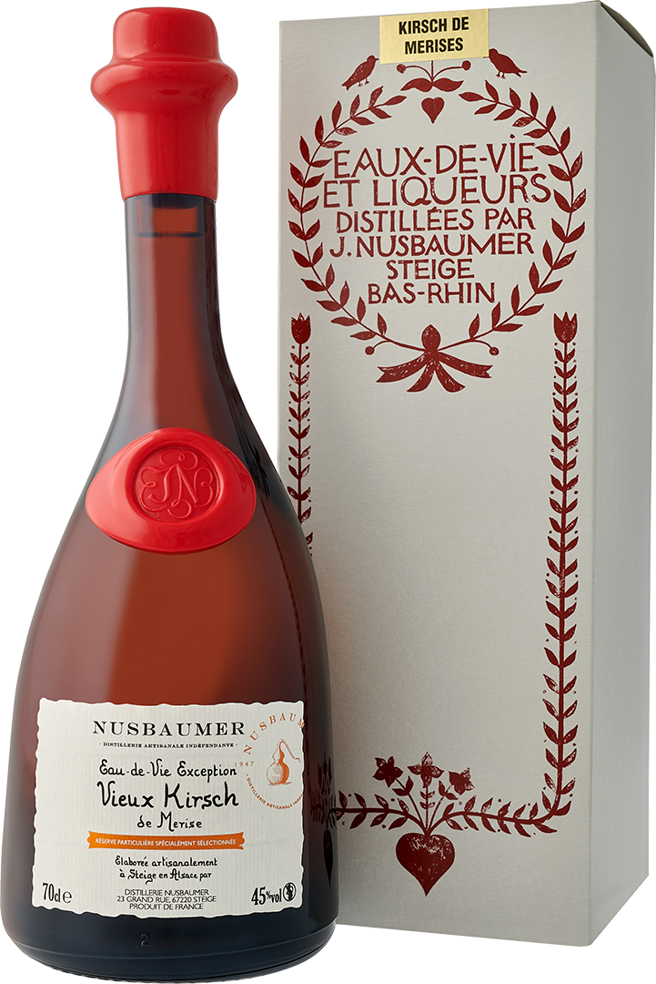Nusbaumer Eau-de-Vie d'Exception Vieux Kirsch de Merise 45vol.