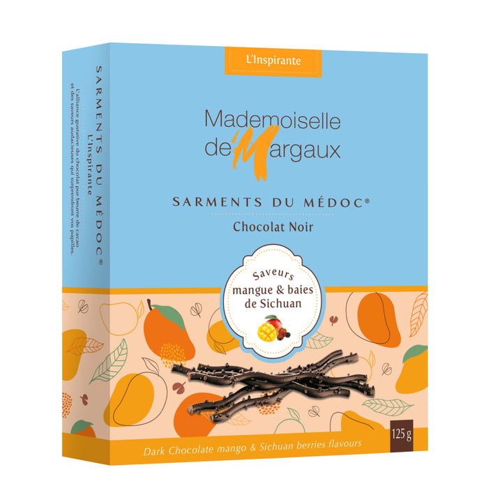 Mademoiselle de Margaux Sarments du Médoc Mangue Poivre de Sichuan, 125 gr