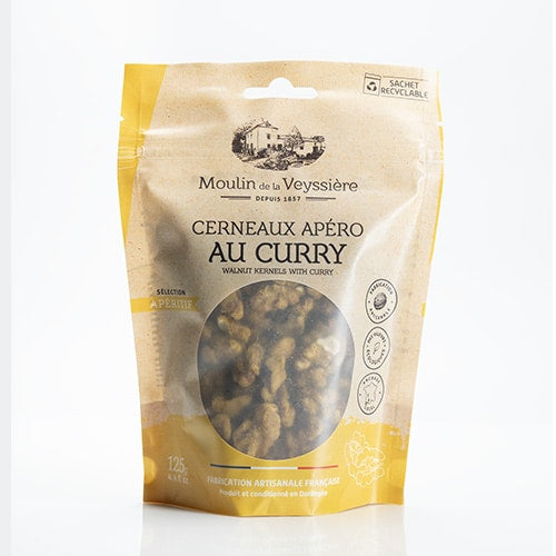 Cerneaux de noix au curry, Moulin de la Veyssière, 120 gr