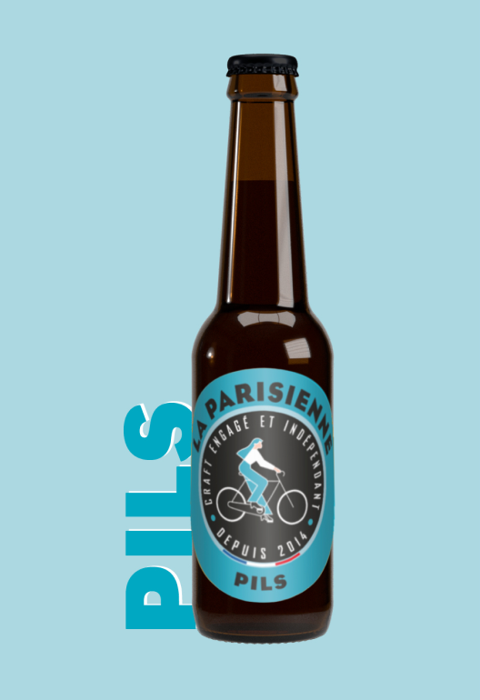 La Parisienne bière PILS canette, 33 cl