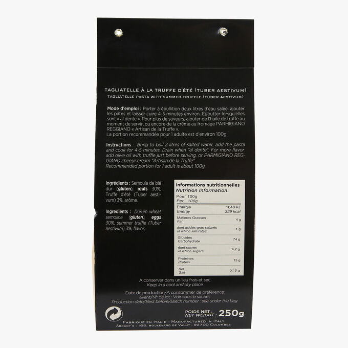 Artisan de la Truffe Tagliatelle à la truffe d’été, 250 gr
